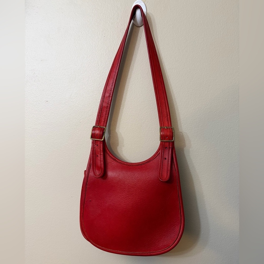 Vintage Coach Bonnie Cashin Pre-Creed / Metal Tag Saddle Bag # 9205 (Mocha) - Picture 2 of 11